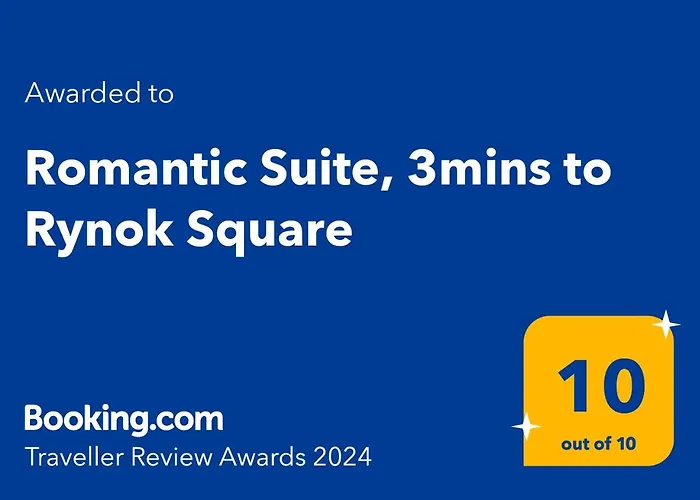 Romantic Suite, 3mins To Rynok Square דירה לבוב